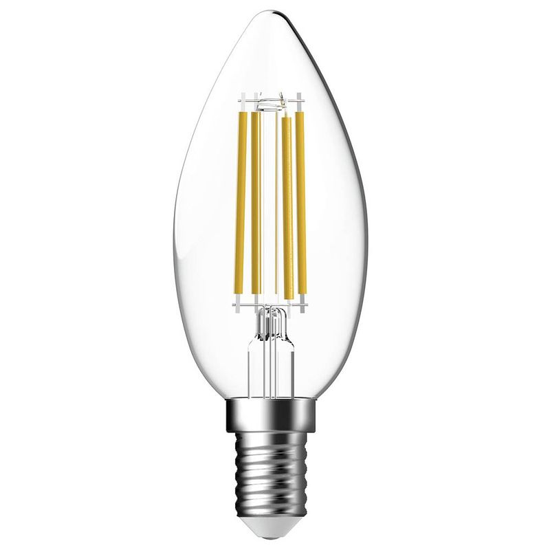 Foto van Gp led lamp e14 4w 470lm kaars