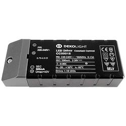 Foto van Deko light basic, cc, cc50018/18w led-transformator constante stroomsterkte 18 w 500 ma 2 - 38 v