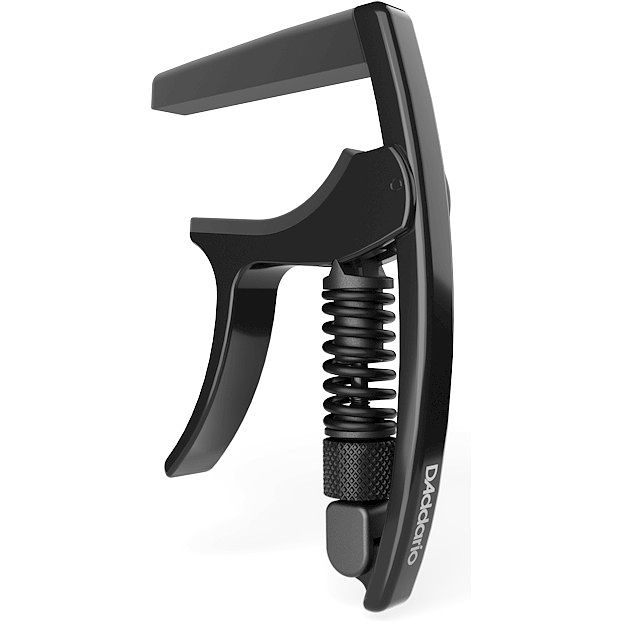 Foto van D'saddario cp20 black tri-action capo voor ukelele