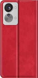Foto van Just in case wallet magnetic oneplus nord 2t book case rood