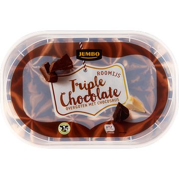 Foto van Jumbo roomijs triple chocolate 500g