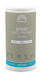 Foto van Mattisson healthstyle sport wei proteïne poeder - isolaat 93%