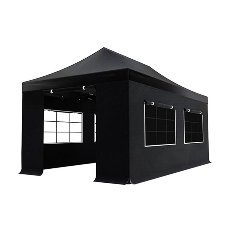 Foto van Easy up 3x6m zwart luxe partytent opvouwbaar (voorbestelling)