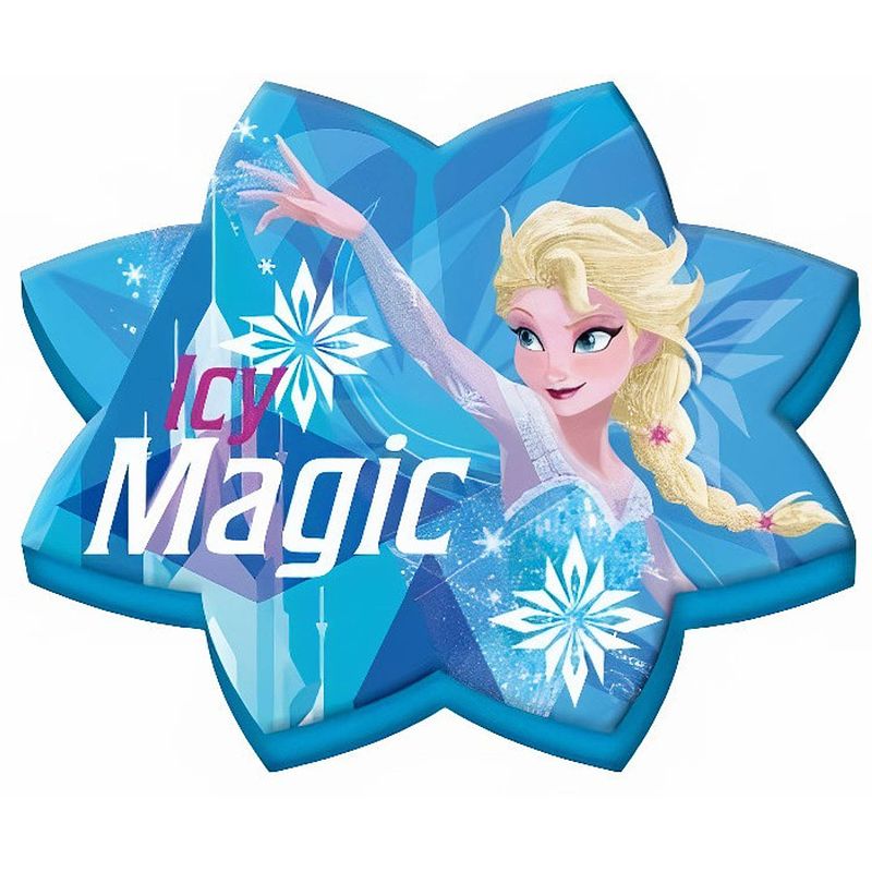 Foto van Kids licensing kussen frozen ster meisjes 70 cm fluweel blauw