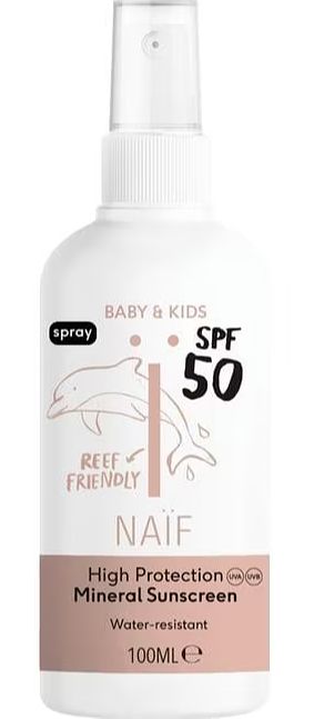 Foto van Naif baby & kids spf50 sunscreen spray