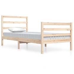 Foto van Vidaxl bedframe massief grenenhout 90x200 cm