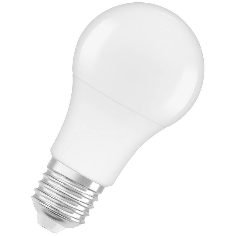 Foto van Osram 4058075757608 led-lamp energielabel f (a - g) e27 peer 6.5 w = 45 w koudwit (ø x h) 60 mm x 60 mm 1 stuk(s)