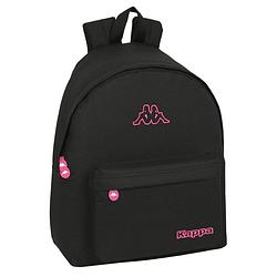 Foto van Schoolrugzak kappa black and pink zwart (33 x 42 x 15 cm)