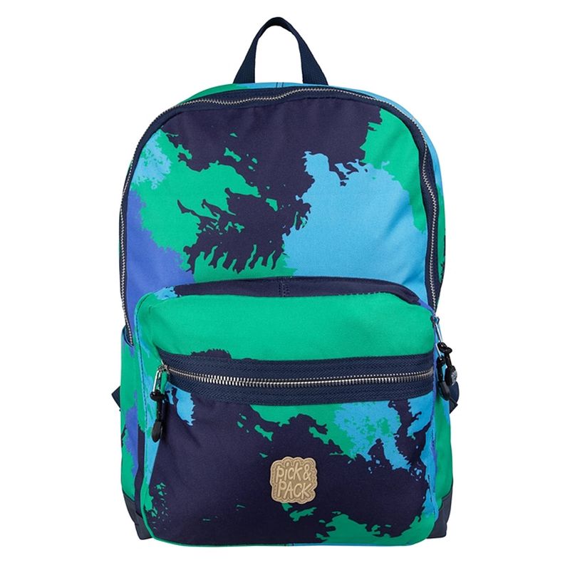 Foto van Pick & pack faded camo backpack l / blue