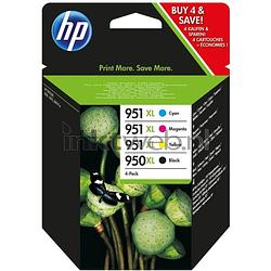 Foto van Hp 950xl en 951xl zwart en kleur cartridge