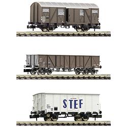 Foto van Fleischmann 880904 n 3-delige set goederenwagens van de sncf