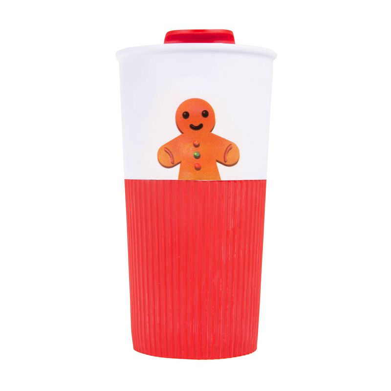 Foto van Biggdesign reisbeker - travel mug - kerst cadeau - 450 ml - koffiebeker - koffie to go beker