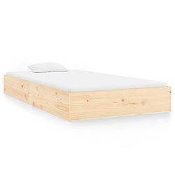 Foto van Vidaxl bedframe massief hout 90x200 cm