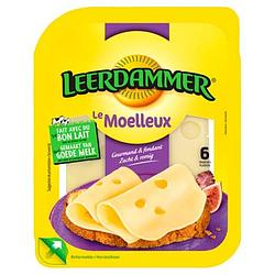Foto van Leerdammer le moelleux kaas 6 plakken 150g bij jumbo