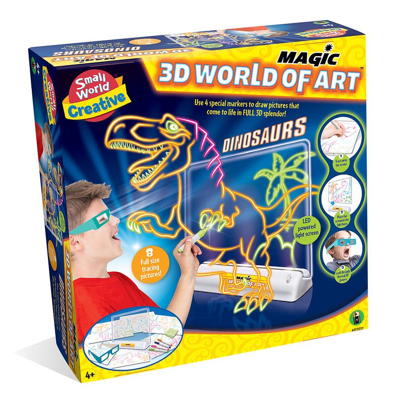 Foto van Magische 3d wereld dinosaurussen