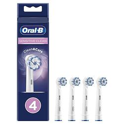 Foto van Oral-b sensitive clean opzetborstel - 4 stuks