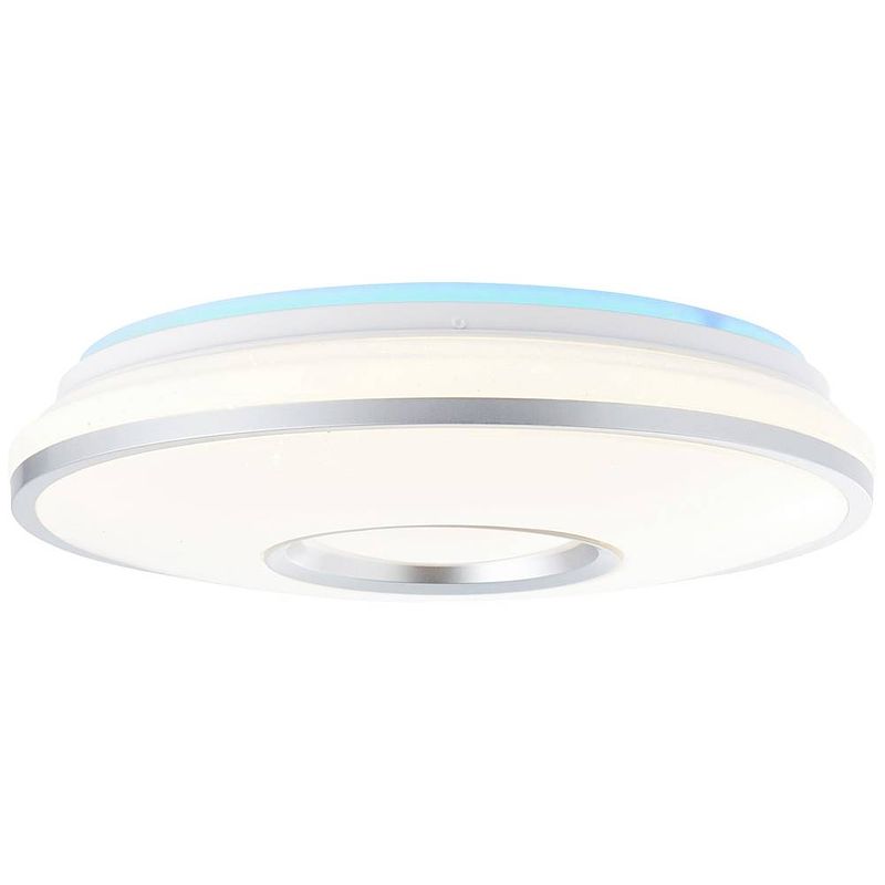 Foto van Brilliant g97043/58 visitation led-plafondlamp led energielabel: g (a - g) 24 w wit, zilver