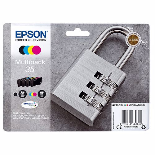 Foto van Epson cartridge 35 durabrite ultra ink (4-kleuren)