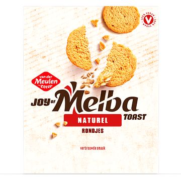 Foto van Van der meulen joy of melba toast naturel rondjes 90g bij jumbo
