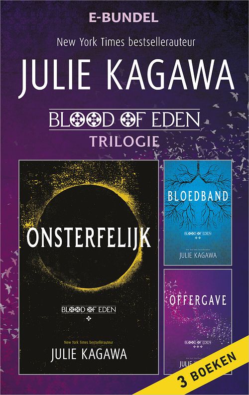 Foto van Blood of eden 1 - 3 - onsterfelijk - bloedband - offergave - julie kagawa - ebook (9789402750355)