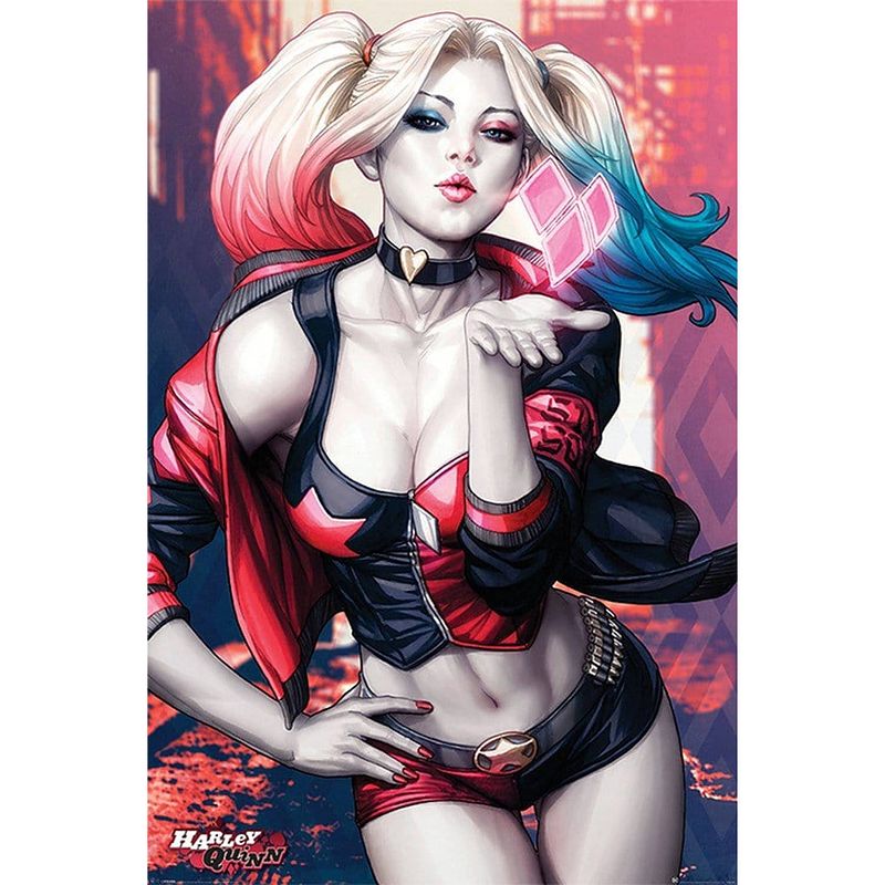 Foto van Pyramid batman harley quinn kiss poster 61x91,5cm