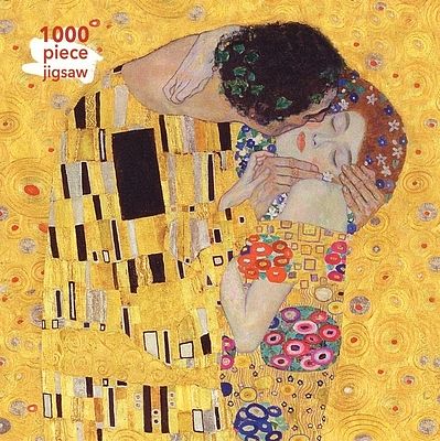 Foto van Adult jigsaw puzzle gustav klimt: the kiss - puzzel;puzzel (9781787550865)