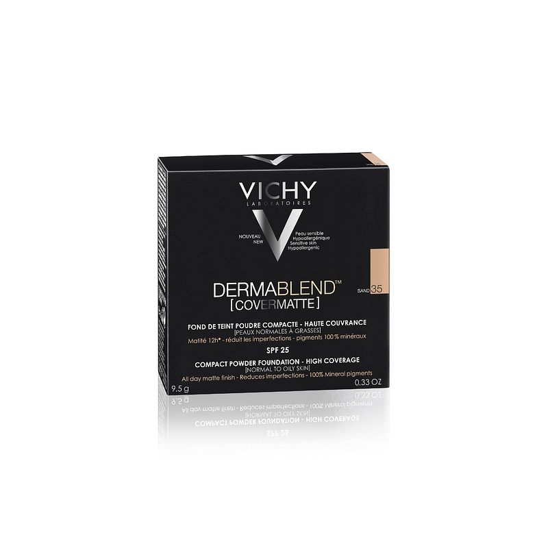 Foto van Vichy dermablend covermatte poeder foundation 35 sand