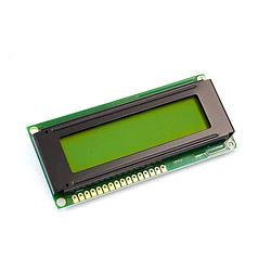 Foto van Display elektronik lc-display zwart geel-groen (b x h x d) 80 x 36 x 10.5 mm dem16220syh-py