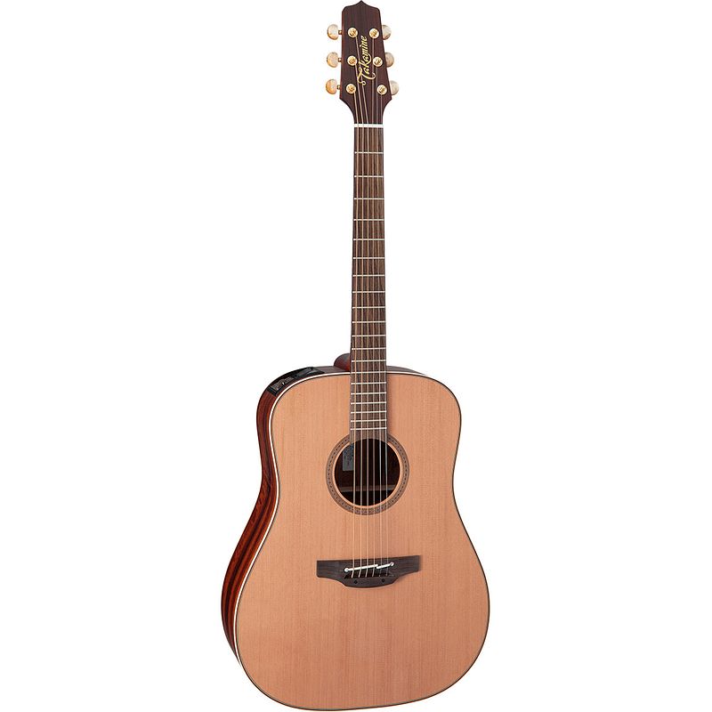 Foto van Takamine limited edition fn15ar natural elektrisch-akoestische westerngitaar met koffer