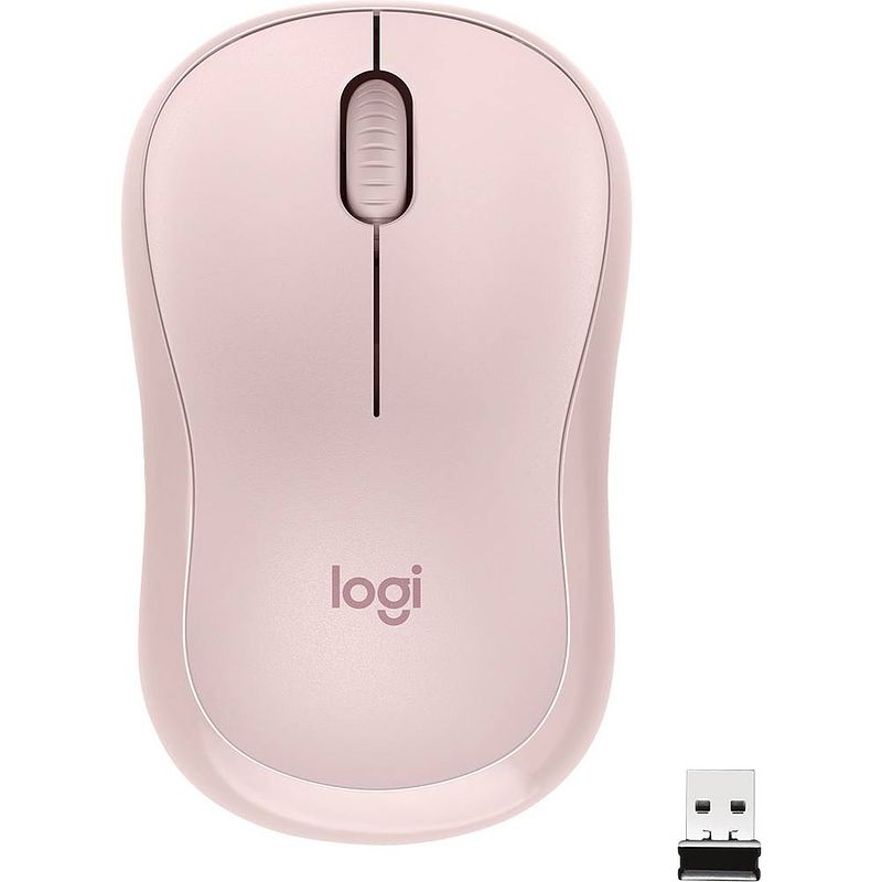 Foto van Logitech m220 silent draadloze muis radiografisch optisch pink 3 toetsen 1000 dpi