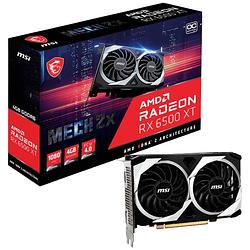 Foto van Msi gaming videokaart amd radeon rx 6500 xt mech 2x overclocked 4 gb gddr6-ram pcie hdmi, displayport amd freesync