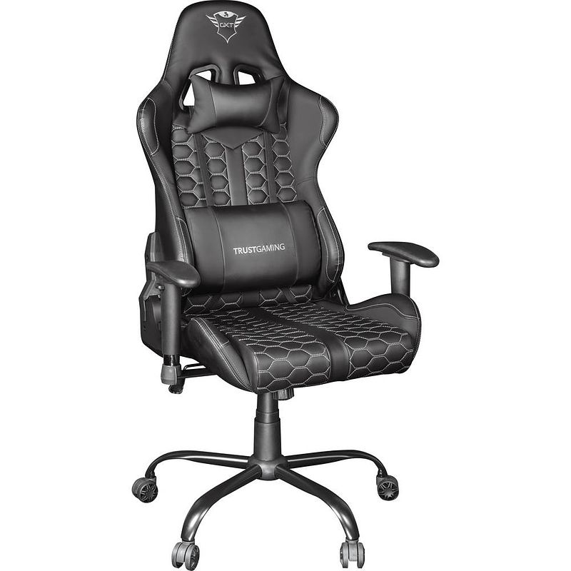 Foto van Trust gxt708 resto chair black gaming stoel zwart