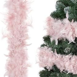 Foto van Kerstboa kerstslinger 3 m roze