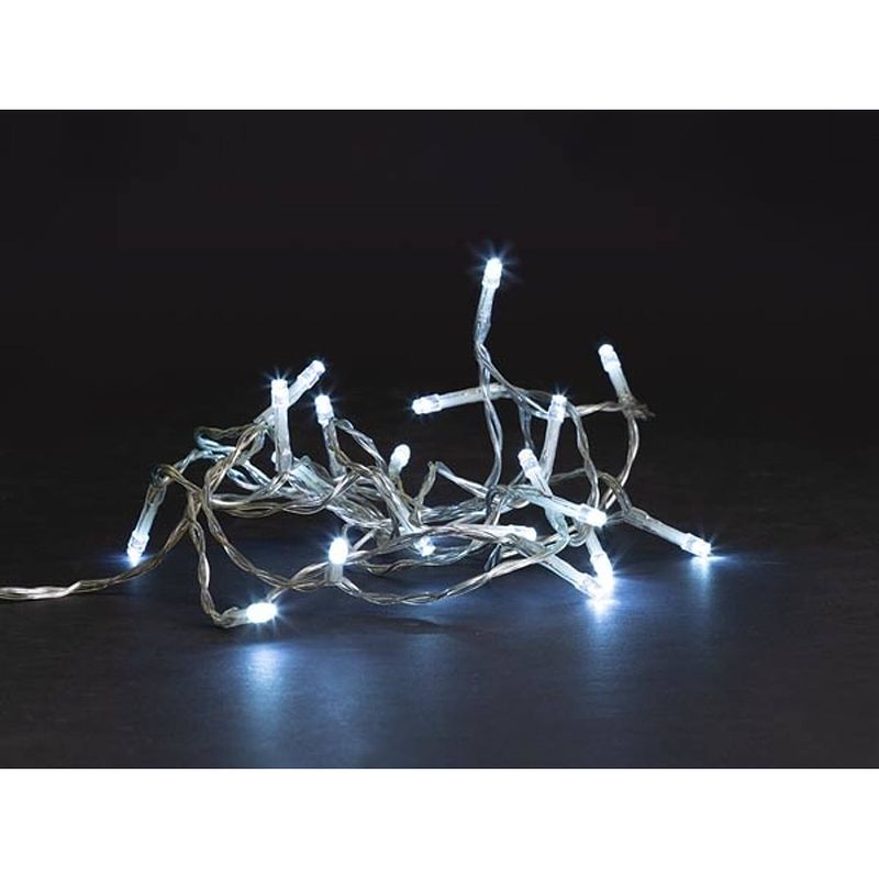 Foto van Vellight kerstverlichting - 2m - 20 led's- wit - alleen binnenshuis