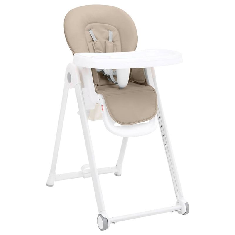 Foto van Vidaxl kinderstoel aluminium beige