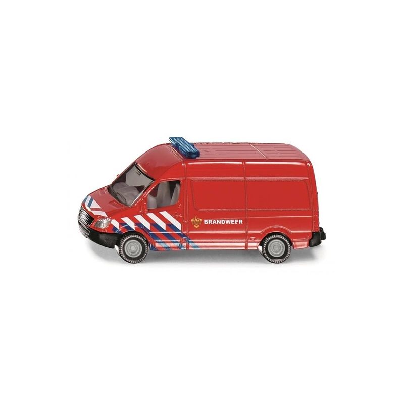 Foto van Siku mercedes benz sprinter brandweer 8,2 cm staal rood (0808003)