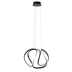 Foto van Infiori -ghlight - kyra - hanglamp - led - 53 x 53 x 180cm - zwart