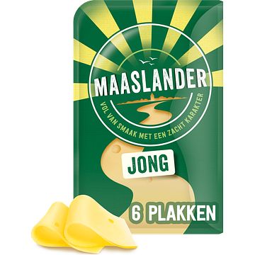 Foto van Maaslander 50+ jonge kaas plakken 150g bij jumbo