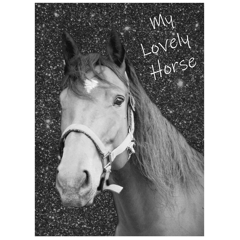 Foto van Animal pictures lovely horse - dagboek - a6 - inclusief slotje