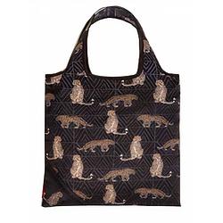 Foto van Punta shopper panter 12 liter 38 x 38 cm polyester bruin