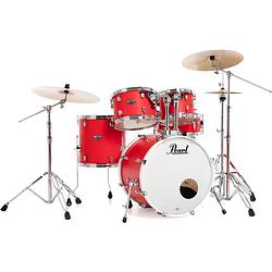 Foto van Pearl dmp905/c899 decade maple matte racing red 5-delig drumstel