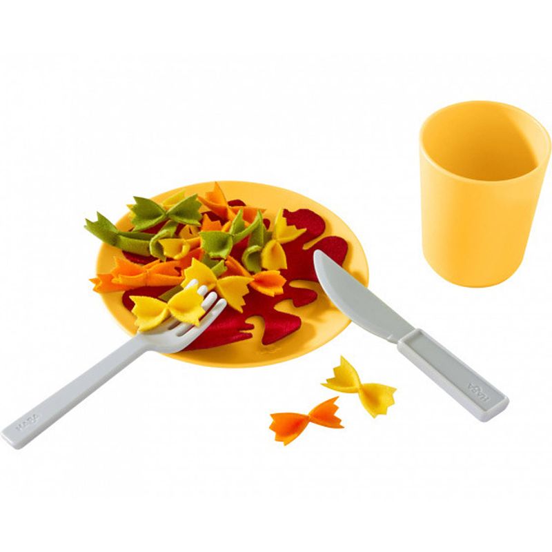 Foto van Haba servies lunchset pastapan junior 12 cm geel