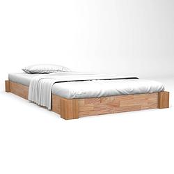 Foto van Vidaxl bedframe massief eikenhout 140x200 cm