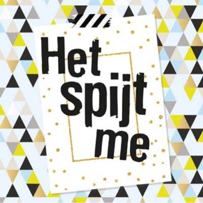 Foto van Het spijt me