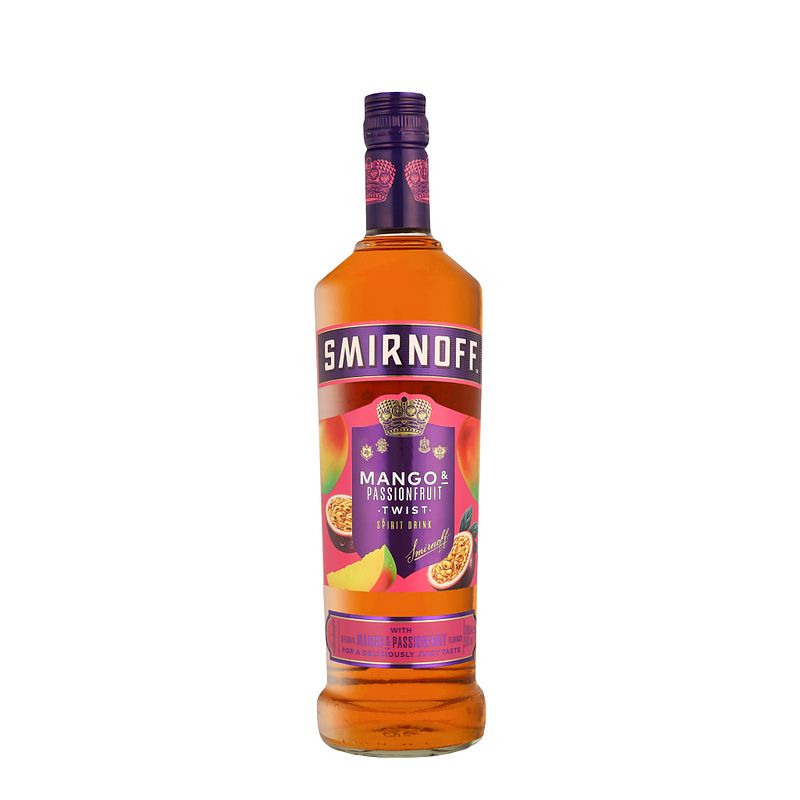 Foto van Smirnoff mango & passionfruit 70cl wodka