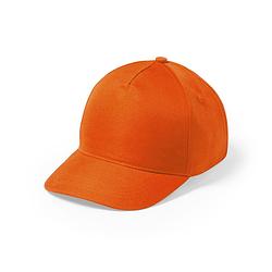 Foto van Oranje 5-panel baseballcap voor kinderen - verkleedhoofddeksels