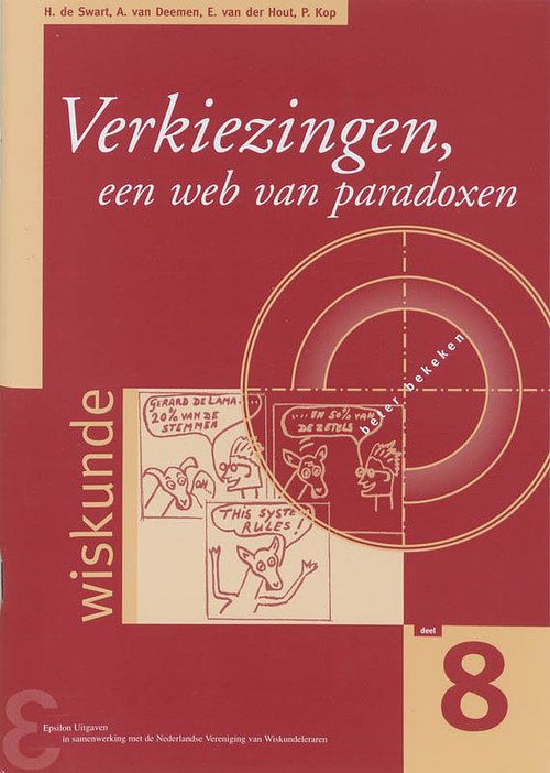 Foto van Verkiezingen, een web van paradoxen - h. de swart - paperback (9789050410649)