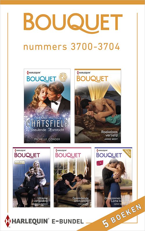 Foto van Bouquet e-bundel nummers 3700-3704 (5-in-1) - annie west - ebook (9789402516760)