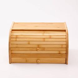 Foto van Decopatent® broodtrommel met schuiflade - bamboe - hout - houten -