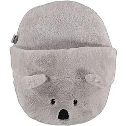 Foto van Grote voetenwarmer slof koala grijs one size 30 x 27 cm - sloffen - volwassenen